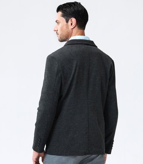 Premium Fabric Textured Knit Blazer