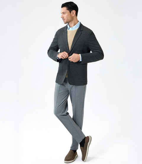 Premium Fabric Textured Knit Blazer