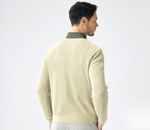 Innovative Men's Soft-Touch Fabric Sweater with Durable and Corrosion-Resistant