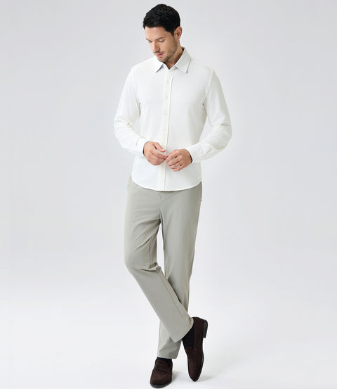 Ultimate Cotton Textured Pique Breathable Shirt