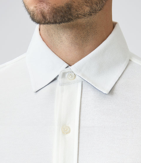 Ultimate Cotton Textured Pique Breathable Shirt