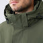 Water-Resistant Stretch Nylon Jacket with Detachable Hood