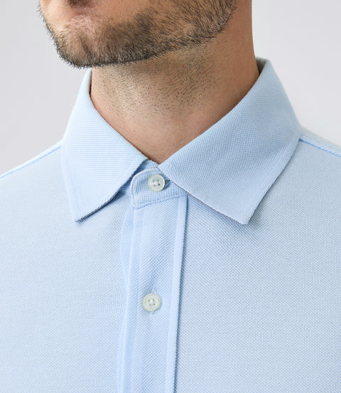 Ultimate Cotton Textured Pique Breathable Shirt