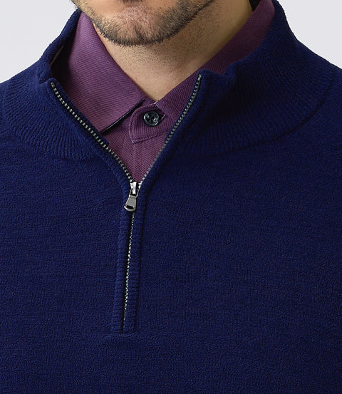 Premium Soft-Touch Zip-Up Sweater