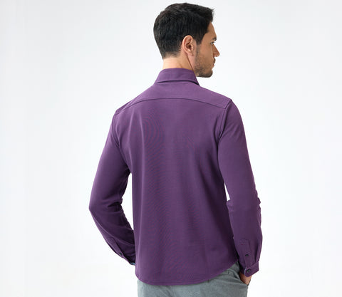 Ultimate Cotton Shirt Textured Pique Breathable & Soft