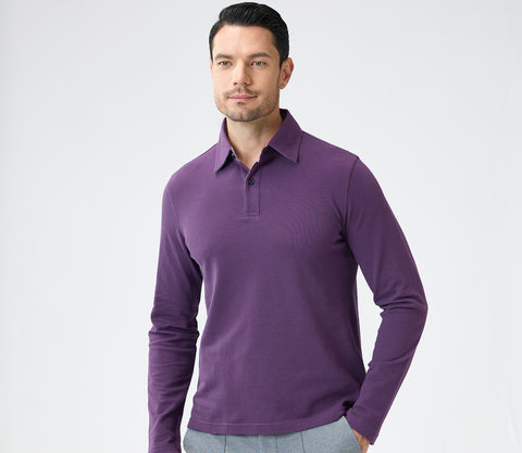 Ultimate Cotton Polo Textured Pique Breathable & Soft