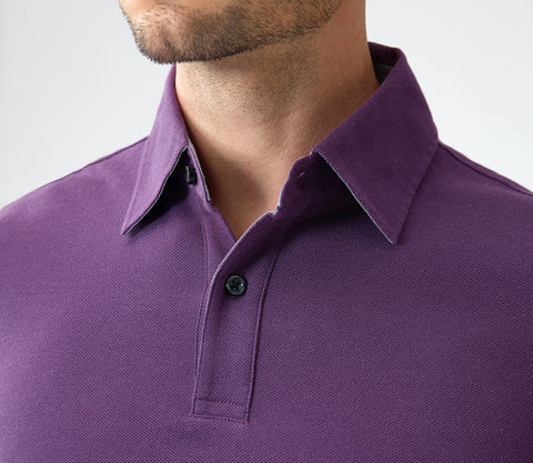 Ultimate Cotton Polo Textured Pique Breathable & Soft