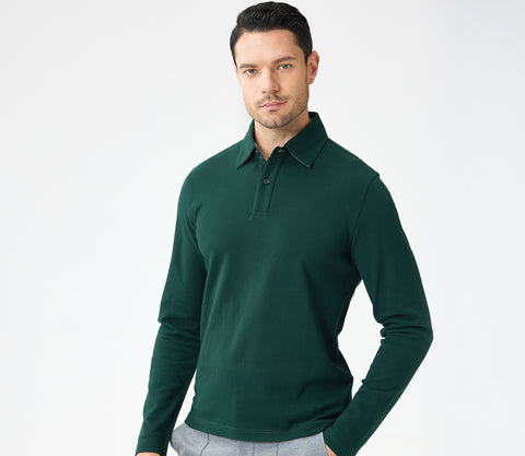 Ultimate Cotton Polo Textured Pique Breathable & Soft