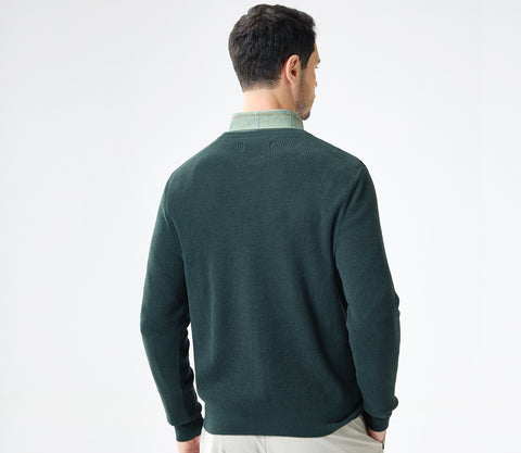 Innovative Men's Soft-Touch Fabric Sweater with Durable and Corrosion-Resistant