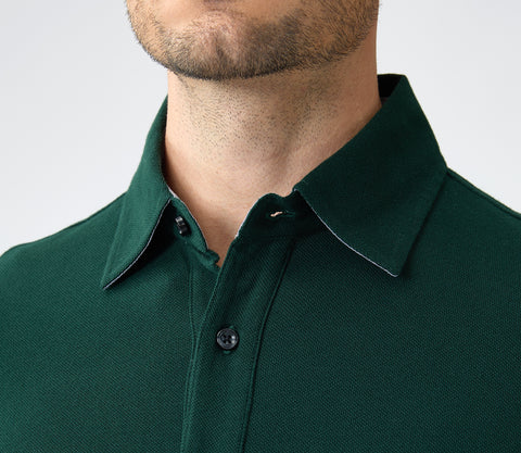 Ultimate Cotton Polo Textured Pique Breathable & Soft